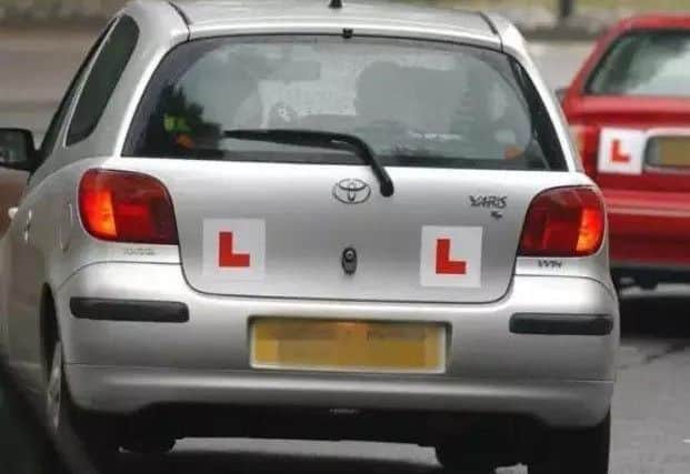 Learners prepare to set off on their driving test. Picture: Simon Hulme