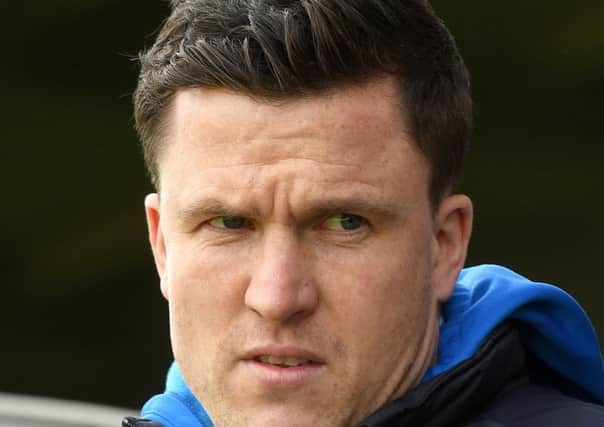 Chesterfield's manager Gary Caldwell.
