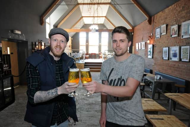 Heist, the new craft ale bar in Clowne.
Dan Hunt, right and Adam France who own the new Heist bar in Clowne.