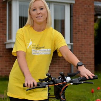 Laura Pearson is taking part in the Lanzarote Ironman competition to raise funds for the Air Ambulance