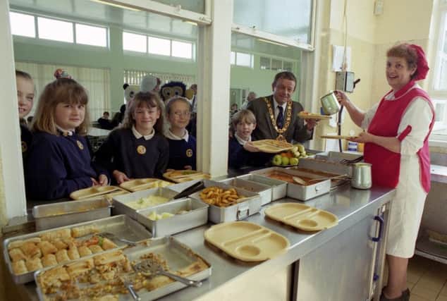 Sunderland school meals in 1999.