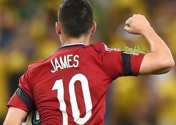 Colombian star James Rodriguez, who could be on his way to Manchester United in a swap with David De Gea.