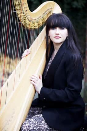 Elfair Grug, award-winning Welsh harpist.