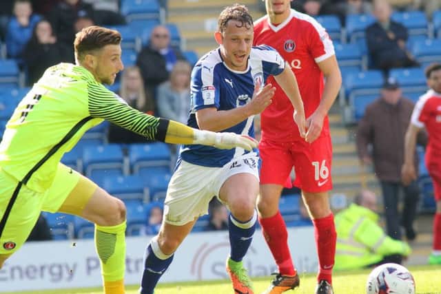 Chesterfield v Charlton Athletic, Kristian Dennis