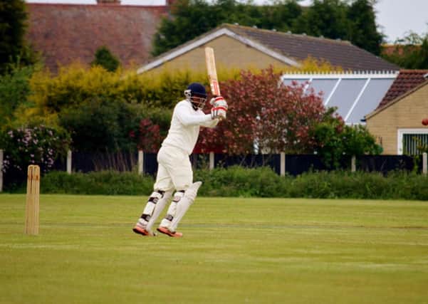 Botswana cricket captain Karabo Motlhanka pictured playing for Holmewood. Picture taken by Carl Jarvis.