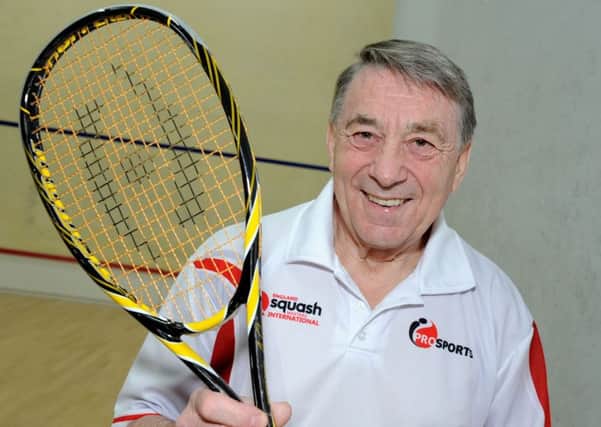 John Robertson squash coach at the Brampton Manor squash courts.