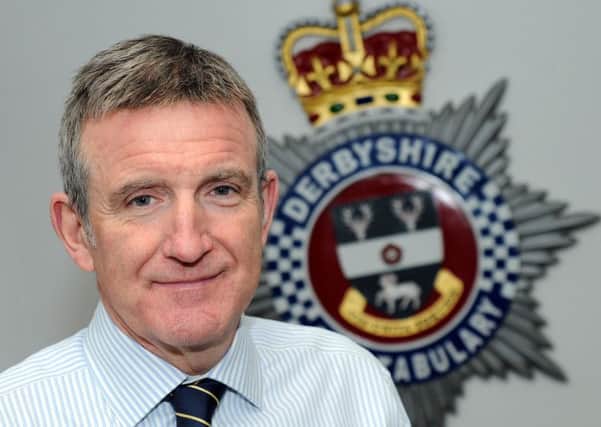 Outgoing Derbyshire Constabulary Chief Constable Mick Creedon.