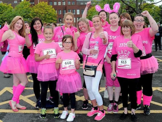 Participants in last year's Race for Life.