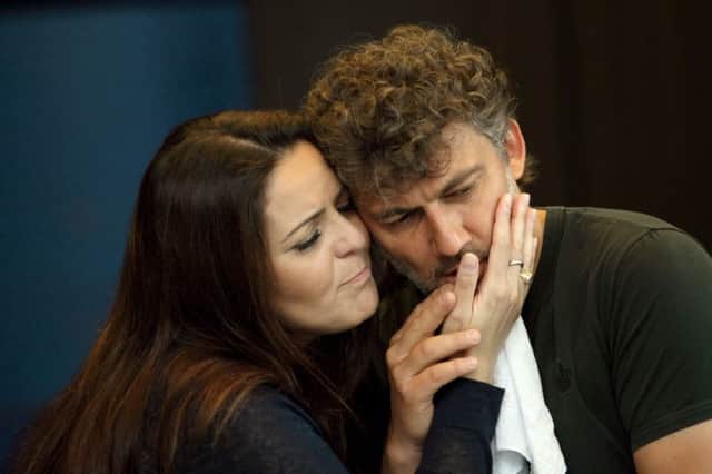 Maria Agresta as Desdemona and Jonas Kaurmann as Otello in Otello. Photo by Catherine Ashmore.