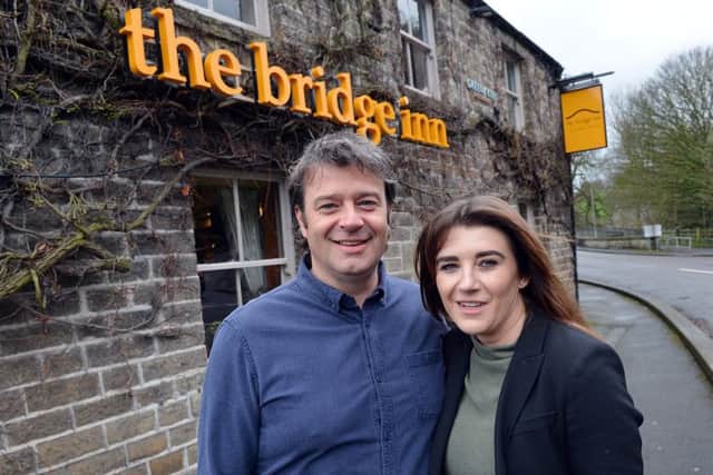The Bridge Inn calver. David and Samantha McHattie.