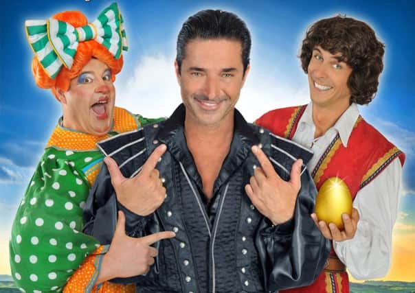 Jake Canuso, Andy Day and Damian Williams star in Mother Goose at Sheffield Lyceum this Christmas