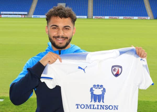 Chesterfield signing Delial Brewster (Pic: Tina Jenner)