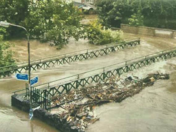 Tapton Terrace when the floods hit. Picture from 2007.