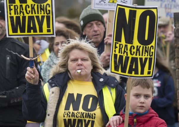 Campaigners staged a protest march earlier this year.