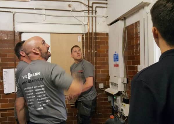 The Heroes of Heat tradesmen, backed by Viessmann UK, come to the rescue of Chesterfield's Monkey Park community hub after their heating system collapsed.