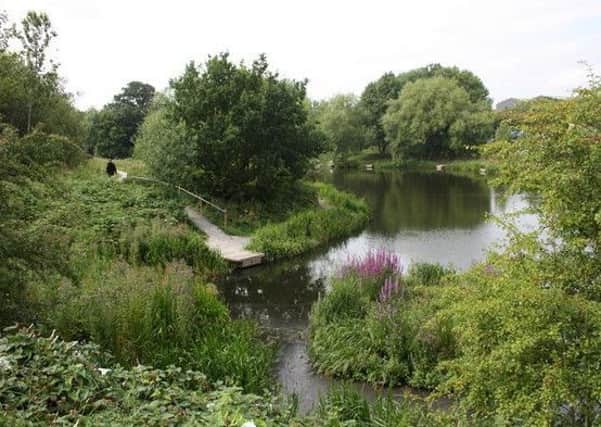 Pictured is Pennytown Ponds, at Somercotes, Derbyshire.