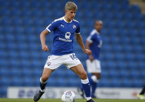 Charlie Wakefield of Chesterfield during the pre season friendly at the Proact Stadium, Chesterfield.