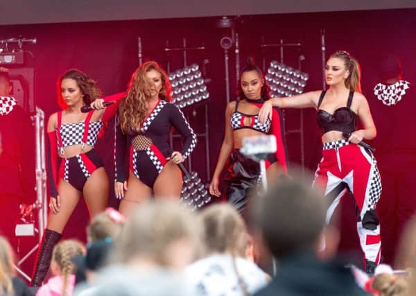 Little Mix perform at Donington. Picture:  BRIAN TYLER