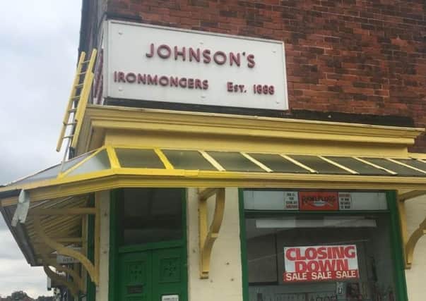 Johnson's ironmongers on Chatsworth Road is to close next month.