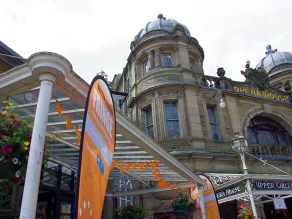 Buxton during festival time. Photo: Donald Judge.