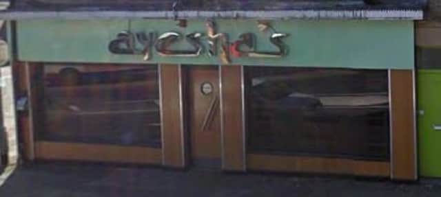 Ayesha's: 40-42 Chesterfield Road, Dronfield, S18 2XB. Picture: Google Maps