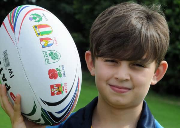 Sam Haddock who is organising a charity rugby match in aid of disabled sport.