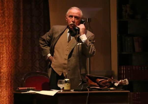 John Lyons in Dial M For Murder. Photo by Simon Cooper.