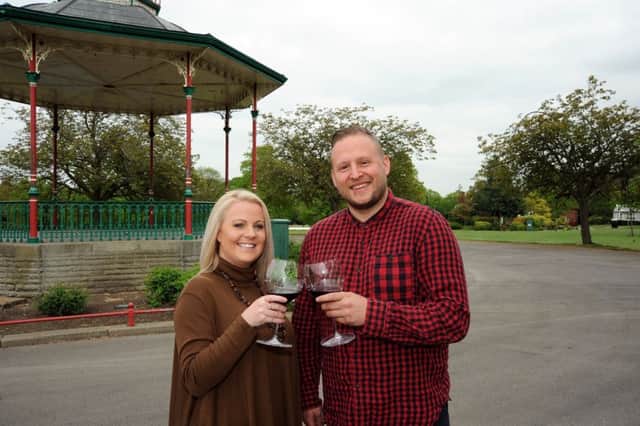 Richard Alsop and his partner Laura Ashby who are organising the Chesterfield Food and Drink Festival to be held at Queen's Park in the summer.