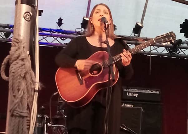 Edwina Hayes at Stainsby Festival.