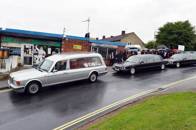 Ken Tut's funeral.