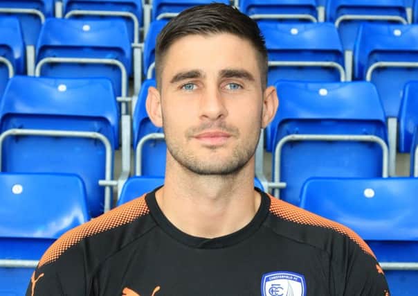 Chesterfield FC 2017-18. Joe Anyon. Picture: Chris Etchells