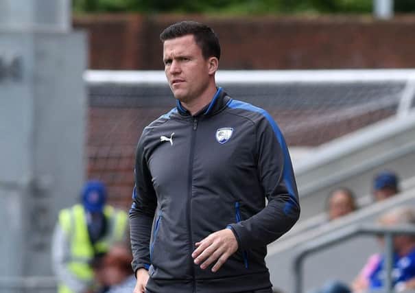 Picture Andrew Roe/AHPIX LTD, Football, Pre Season Friendly, Chesterfield Town v Doncaster Rovers, Proact Stadium, 29/07/17, K.O 3pm

Chesterfield's manager Gary Caldwell

Andrew Roe>>>>>>>07826527594
