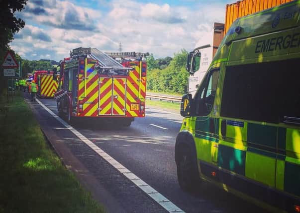 A serious collision closed the A38 near Ripley for several hours.