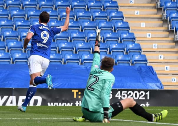 Picture Andrew Roe/AHPIX LTD, Football, EFL Sky Bet League Two,v Chesterfield Town v Port Vale, Proact Stadium, 19/08/17, K.O 3pm

Chesterfield's Kristian Dennis celebrates his goal

Andrew Roe>>>>>>>07826527594