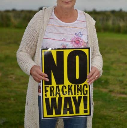 Ingrid Chapman is concerned about the effects on Oxcroft cemetery if proposed fracking goes ahead in Bolsover