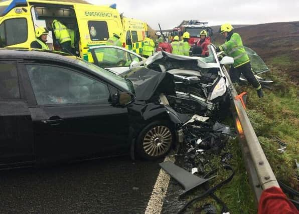 Derbyshire Fire and Rescue Service are assisting collegues in Yorkshire after a head-on collision.