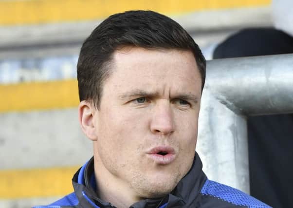 Chesterfield manager Gary Caldwell: Chesterfield manager Gary Caldwell: Picture by Steve Flynn/AHPIX.com, Football: Skybet League 2 match Crewe Alexandra -V- Chesterfield at Alexandra Stadium, Crewe, Cheshire, England on copyright picture Howard Roe 07973 739229
