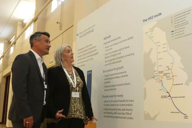HS2's Marcus King and Kate Marsden ready to meet the public at Staveley