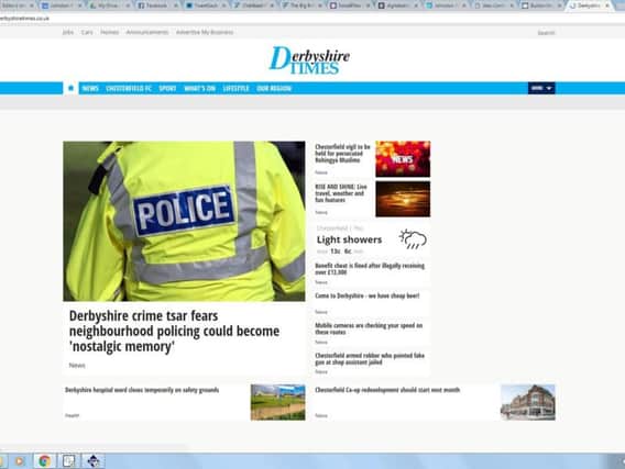 We're making some small changes to the Derbyshire Times website