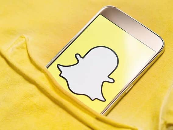 He exchanged sexual images with two 15-year-old girls via the mobile phone app Snapchat, which lets users send photos and videos that disappear after a few seconds.