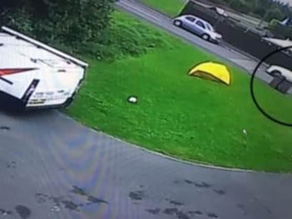 Police want to trace this car in connection with an incident where tools were stolen from a van.