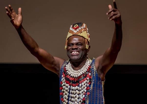 Usifu Jalloh at the Imperial Rooms, Matlock, on October 6.