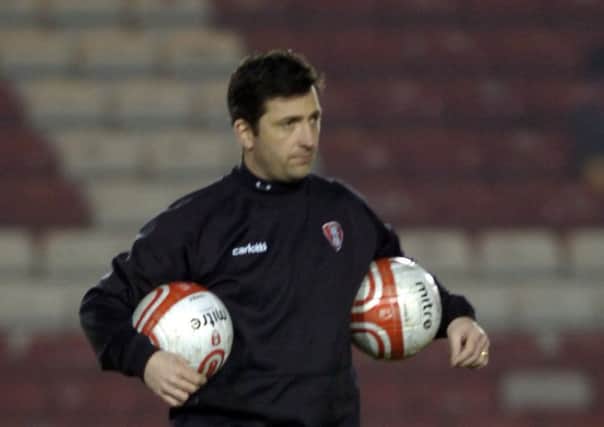 Spireites' new number two Nicky Eaden pictured during his coaching spell at Rotherham