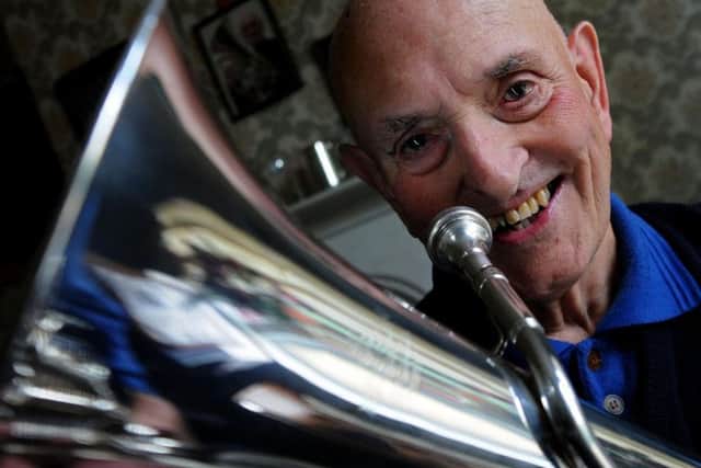 Keith Sheldon is celebrating 70 years with Darley Dale Brass Band.