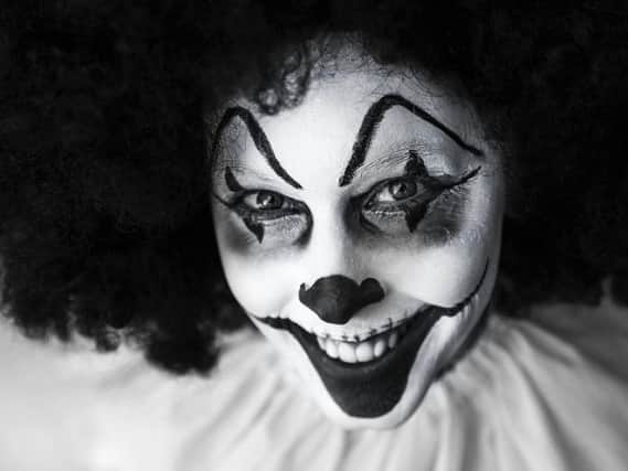 An irrational fear of clowns is known as coulrophobia, with the prefix 'coulro' coming from the ancient Greek word for 'one who goes on stilts'.