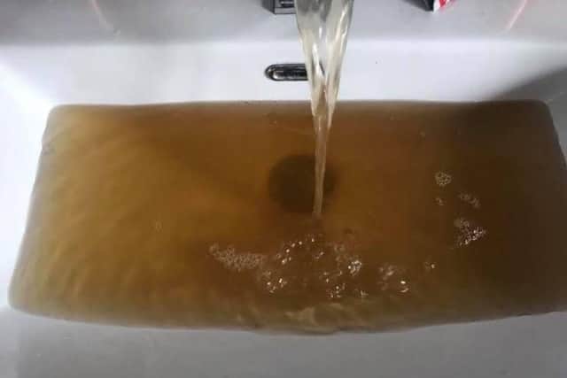 Residents living on the Oxcroft Estate have been left with discoloured water in their homes since last Friday.