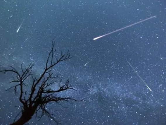 The Orionid metor shower will light up the sky on Saturday night.