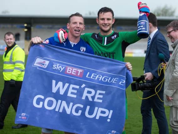 A day to remember as Tommy Lee celebrates a memorable promotion with Chesterfield.