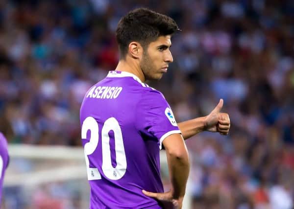 Young Real Madrid midfielder Marco Asensio, who could soon be the subject of a Â£177 million bid from Manchester United, according to today's runour mill.