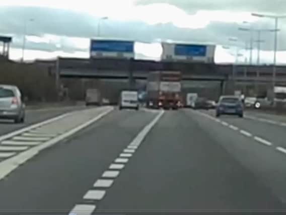 Bad driving in Derbyshire caught on camera.